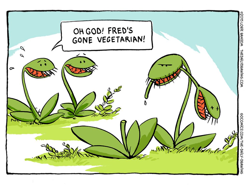 The Daily Drawing Gardening Comics  - Vegetarian