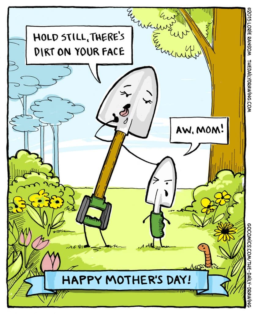 The Daily Drawing Gardening Comics - Mother's Day