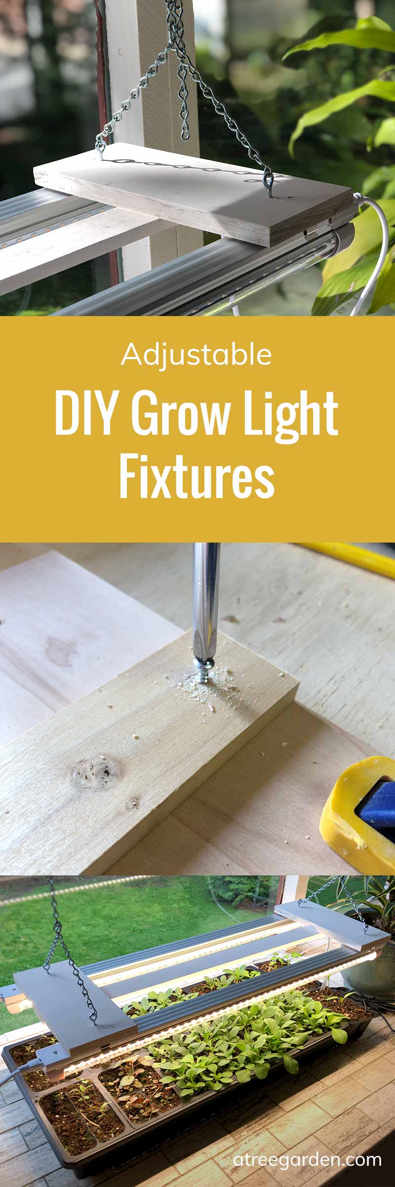Adjustable Grow Light Fixtures